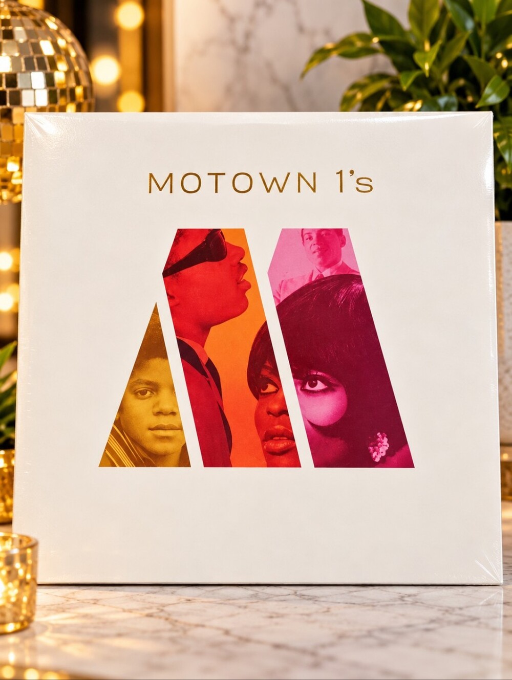 Motown #1's Gold Colored Vinyl 2LP Like New Limited Edition